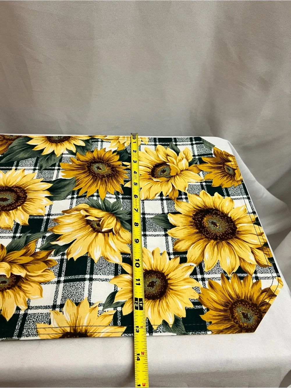 Set Of 3 Handmade Sunflower Placemats Farmhouse Country Kitchen Table Decor